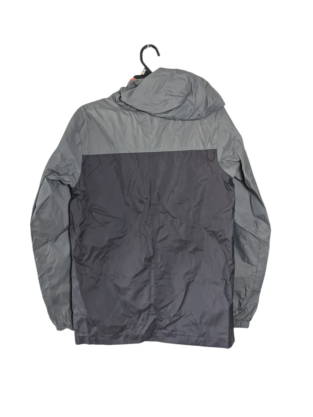 Columbia Boy's Gray & Black Lightweight Rain Jacket Size XL 18-20